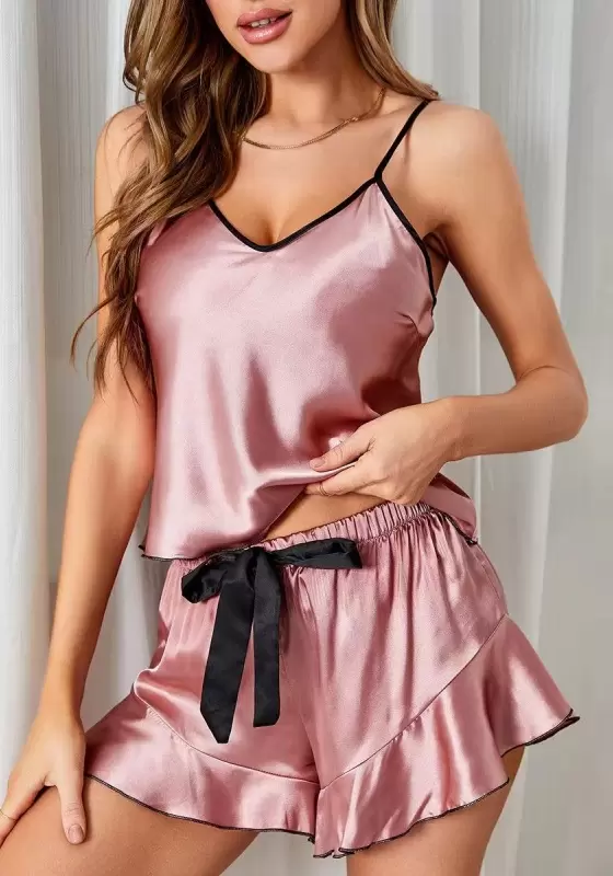 Silk Sleeveless Pajama Set