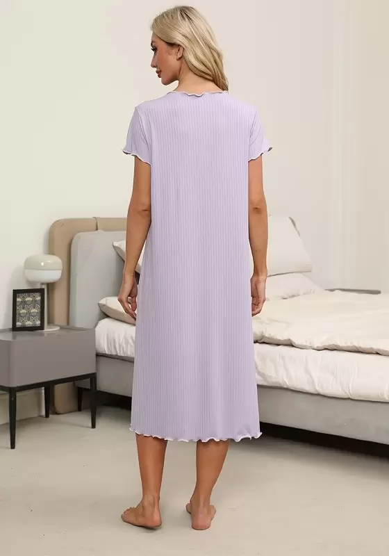 Women's Short Sleeve Maxi Nightdress​