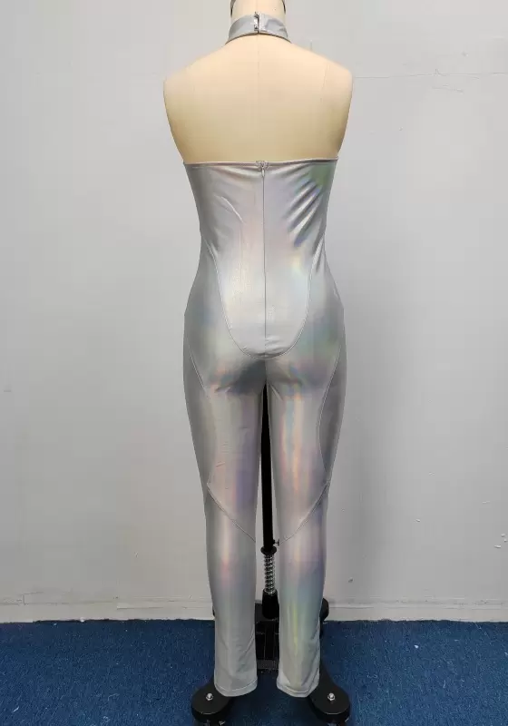 Sleeveless Cut Out Flare Jumpsuit