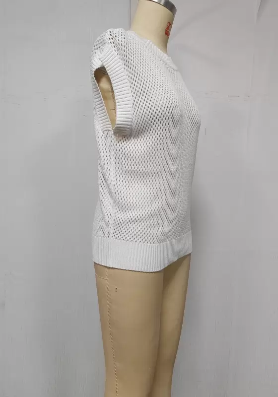 Knit Sleeveless Round Neck Tank​