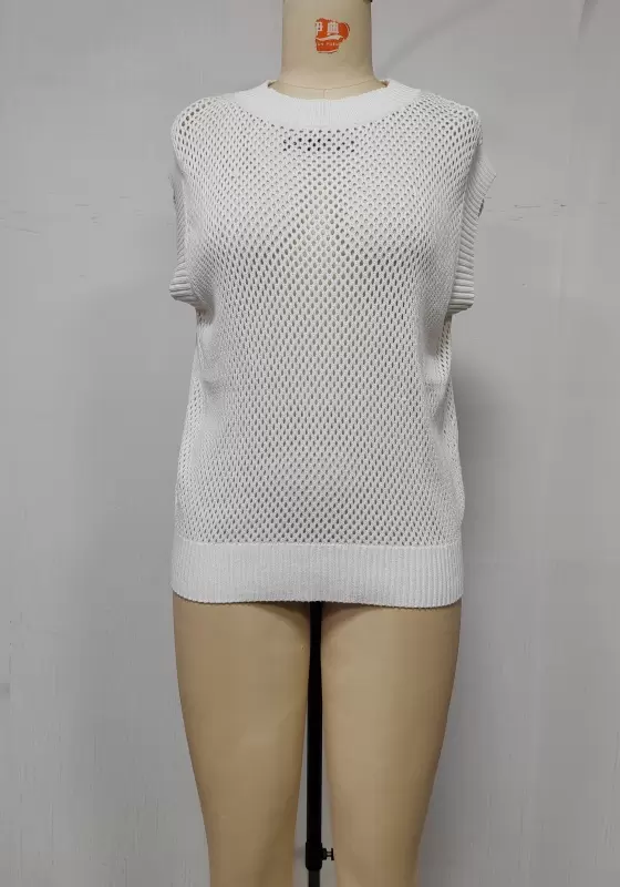 Knit Sleeveless Round Neck Tank​