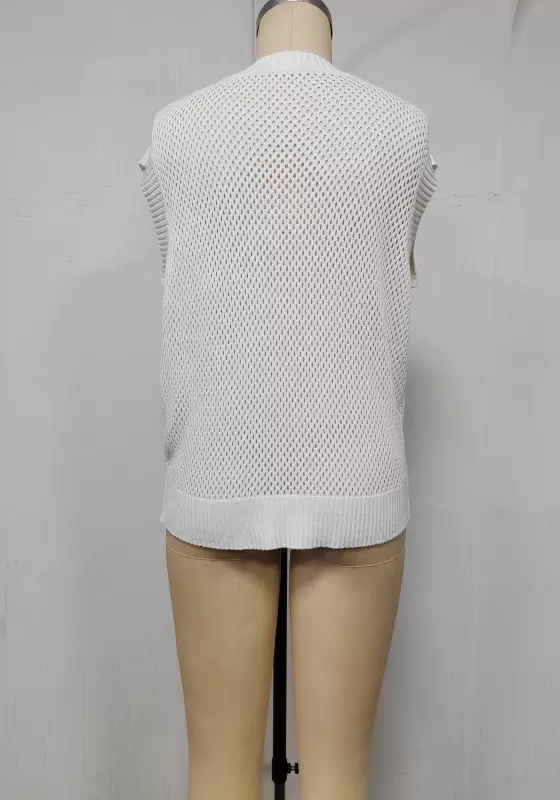 Knit Sleeveless Round Neck Tank​