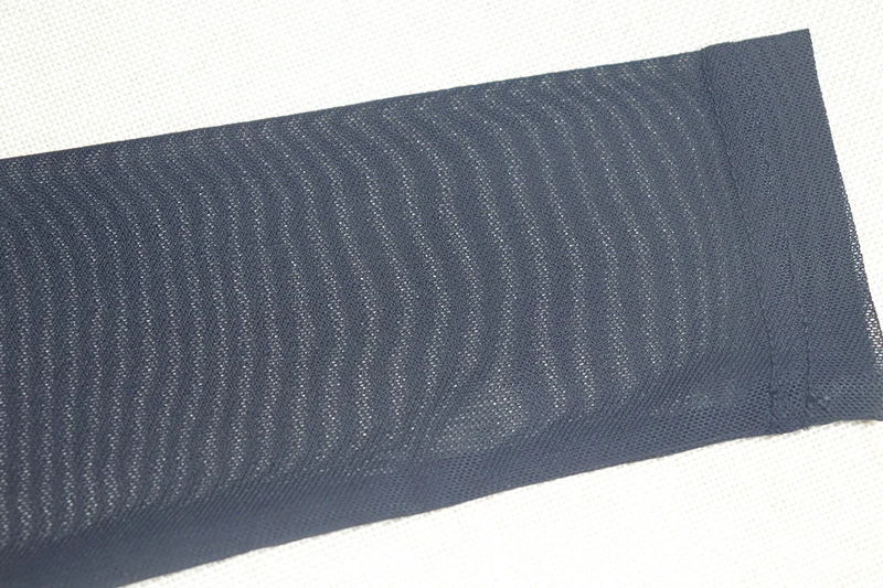 Hollow Mesh Sheer Long Sleeve Bodycon Dress