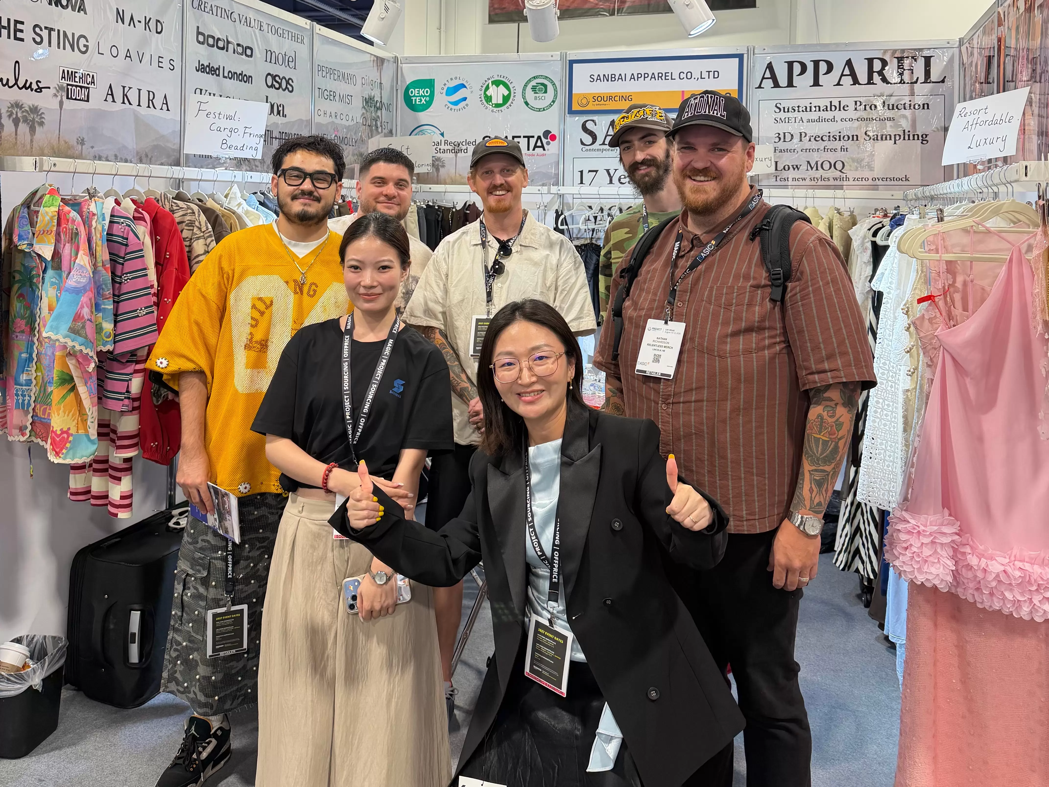 Discussing New Industry Opportunities | Sanbai Apparel Connects With Global Partners at MAGIC
