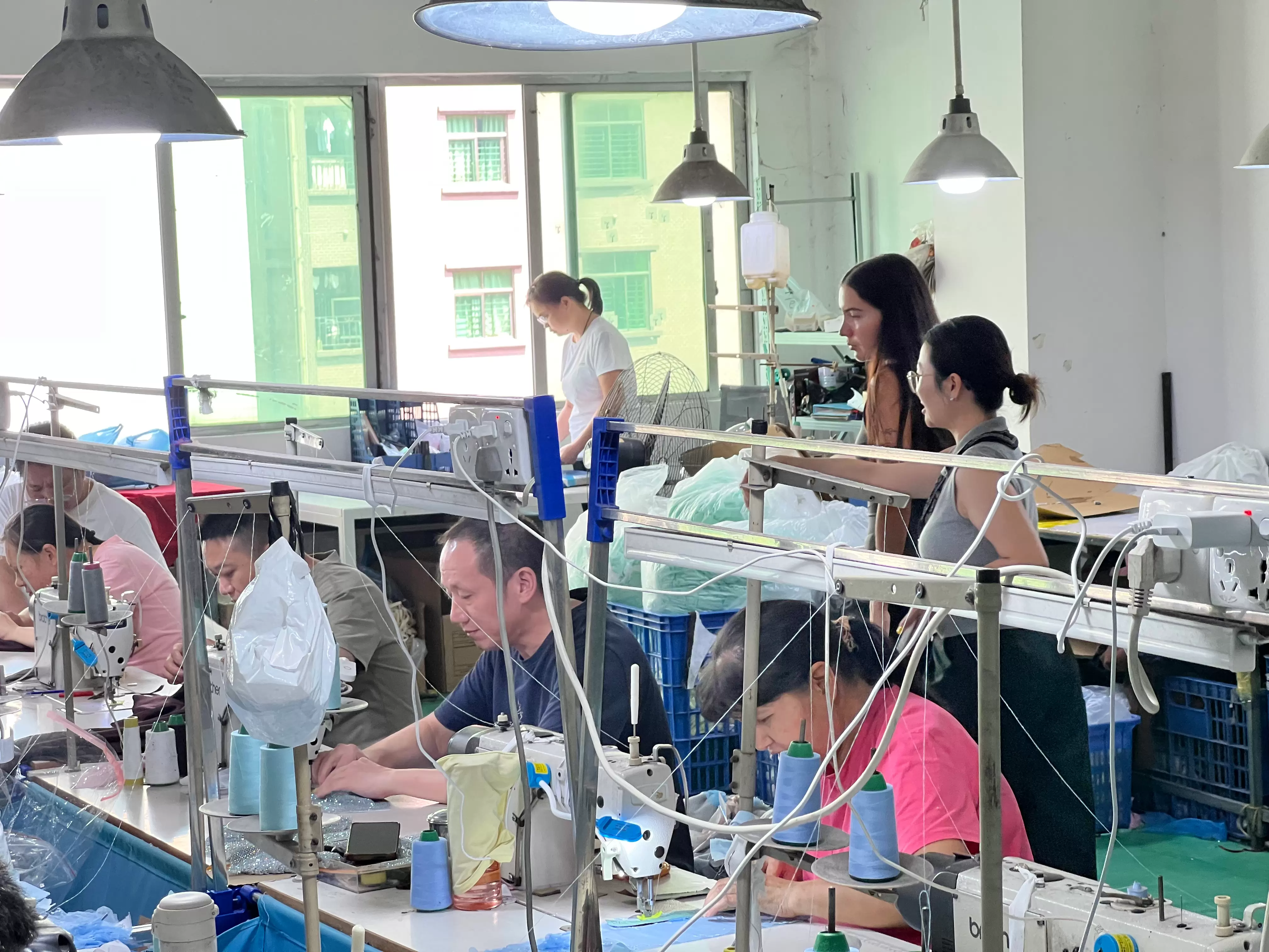 Precision In Every Stitch: Ms. Talula (Dezca) Inspects SANBAI&rsquo;s Manufacturing Hub